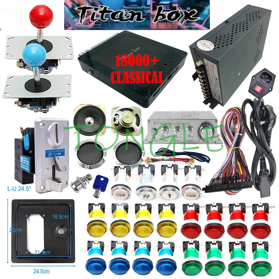 Arcade Game Jackpot - 2 jogadores caixa titan 18000 +